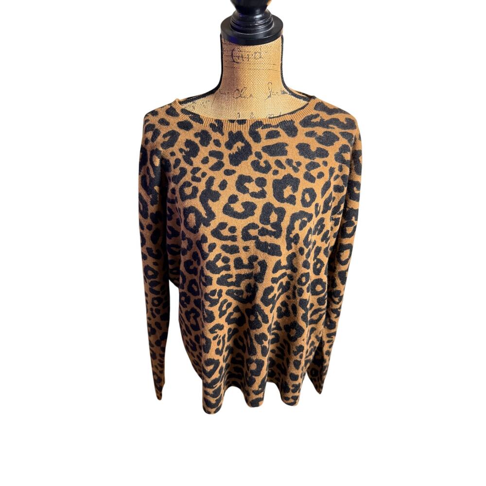 Cashmere Leopard print sweater